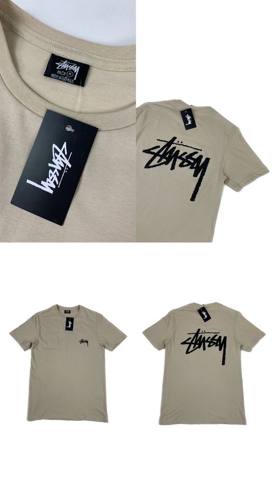 Футболка Stussy,Стусси,ОРИГИНАЛ,рр С,М,Л,ХЛ,белая,чёрная,синяя