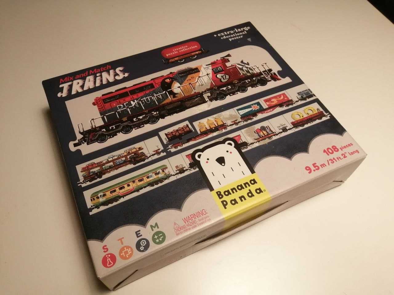 Puzzle comboios Bana-panda
