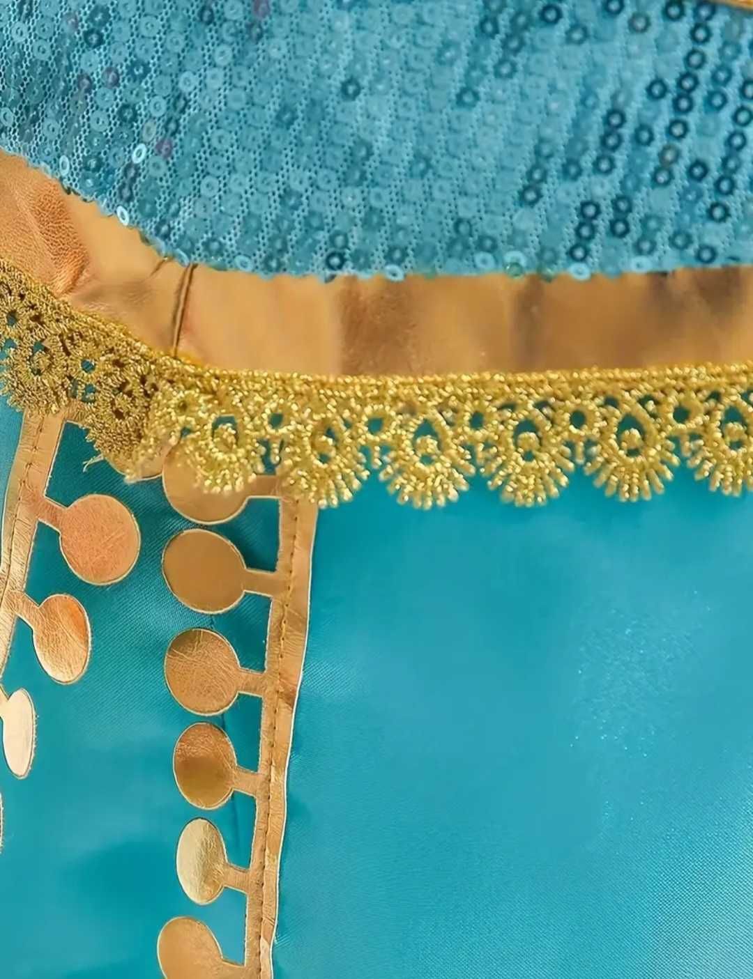 Nowy strój Dżasmina Jasmina Alladyn, r. 128/134 przebranie