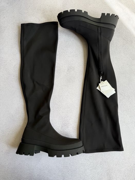 Еластичні сапоги ботфорти Reserved