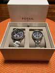 Zestaw 2 Zegarki Fossil BQ2644SET komplet prezentowy