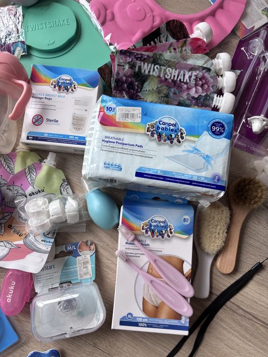 Mega Giga wielka Paka / wyprawka dla mamy i niemowlaka! Ponad 100szt!