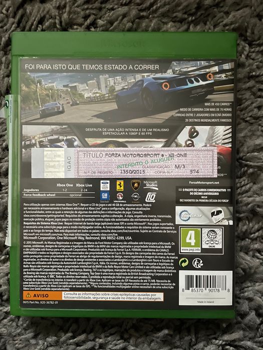 Forza 6 Xbox One Edição 10 Aniversário