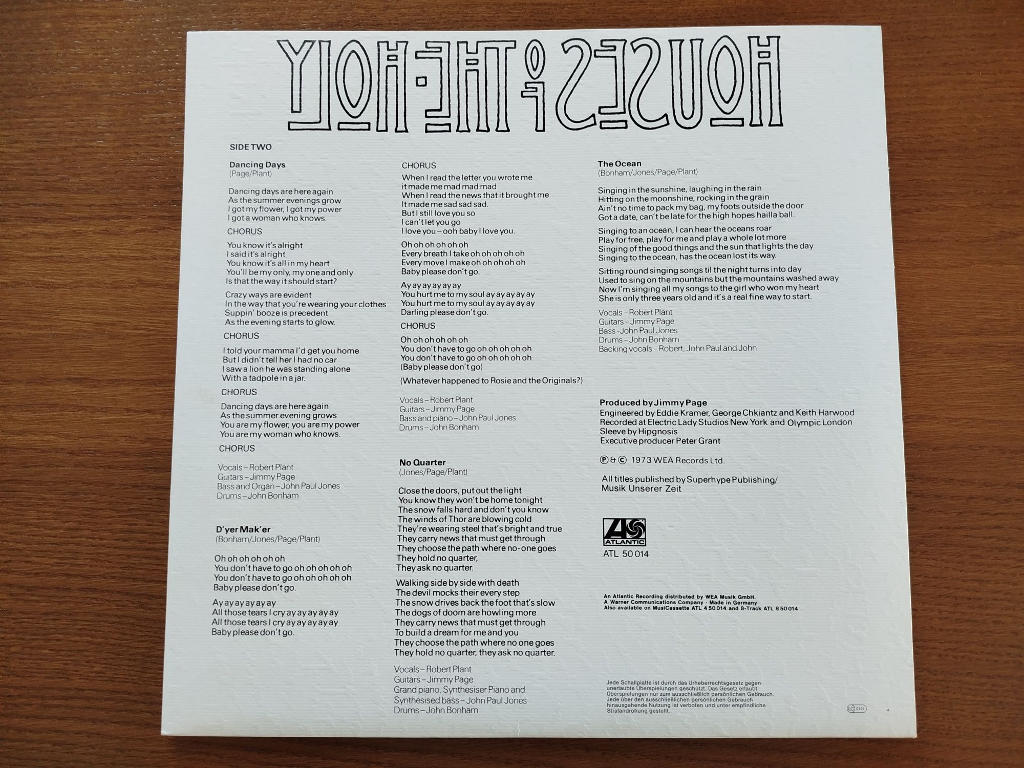Led Zeppelin - Houses Of The Holy