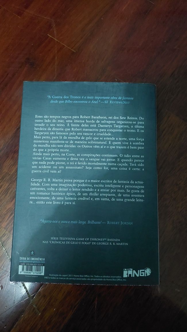 A Guerra dos Tronos, de George R. Martin (livros 1 e 2)