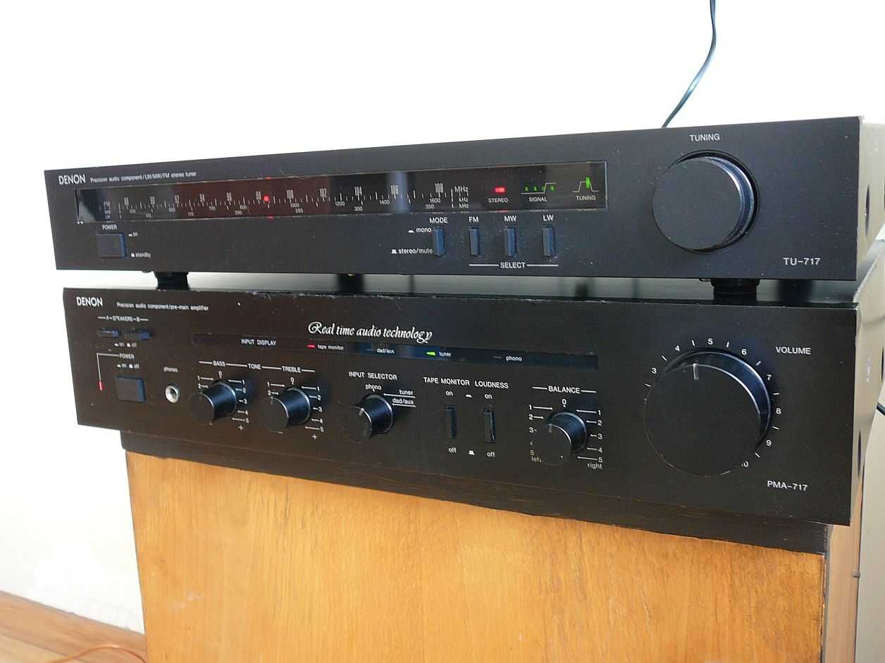 Wzmacniacz stereo Denon PMA-717 2x35W tuner gratis