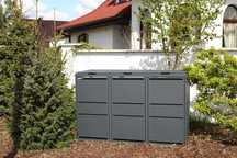 Zabudowy koszy Top Box Obudowy koszy Osłona kosza 3x240L Premium