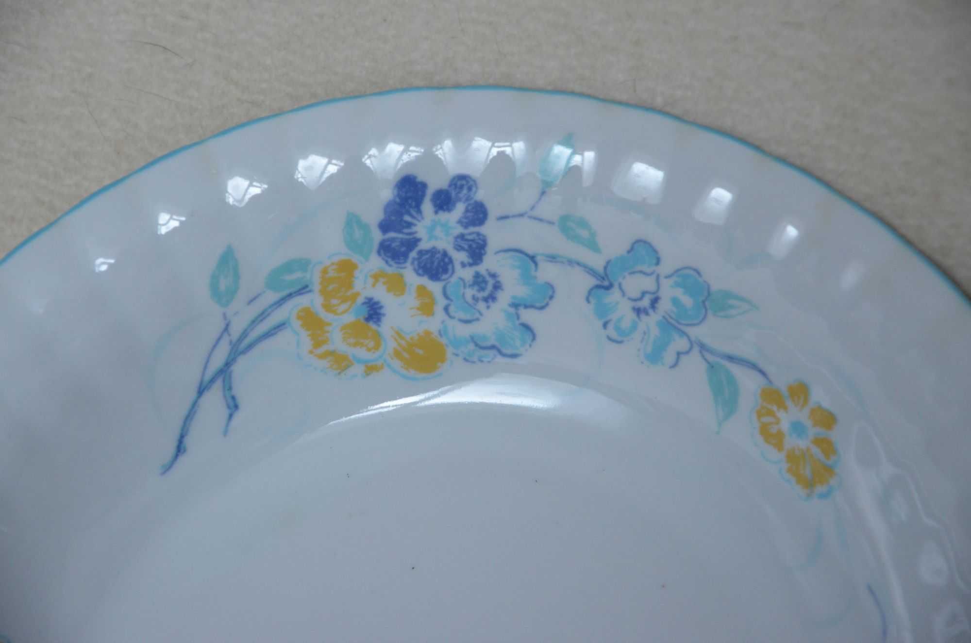 Chodzież porcelana talerze obiadowe głębokie talerzyki śniadaniowe