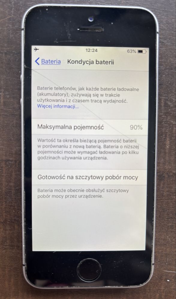 iphone SE 2016 pojemność 32GB
