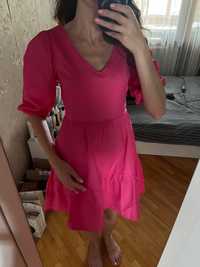 Літня сукня рожева 100 % котон