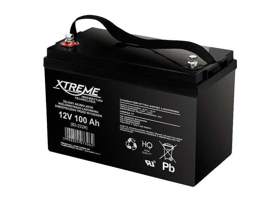 Акумулятор гелевий 100Ah Xtreme 12V / Аккумуляторы гелевые (GEL)