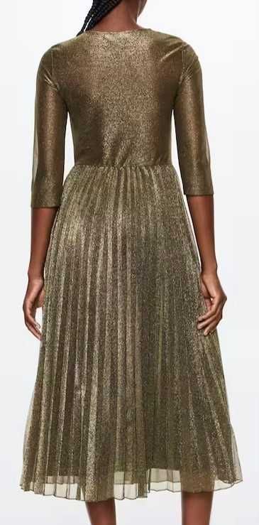 Vestido Comprido Dourado