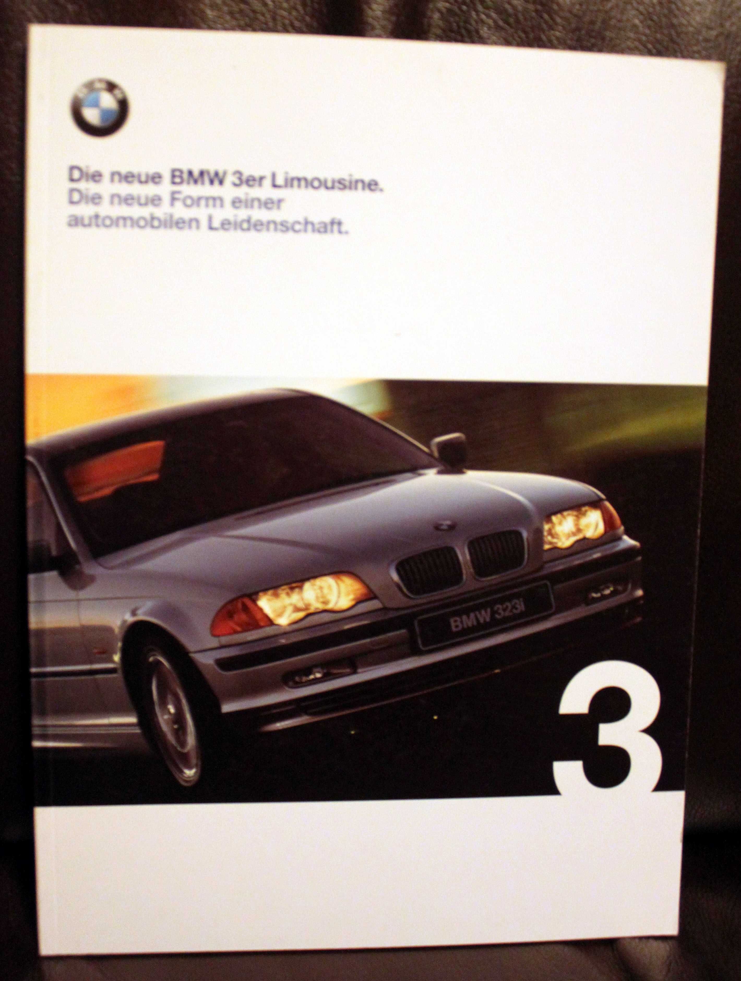 prospekt BWM seria 3 1998 DE