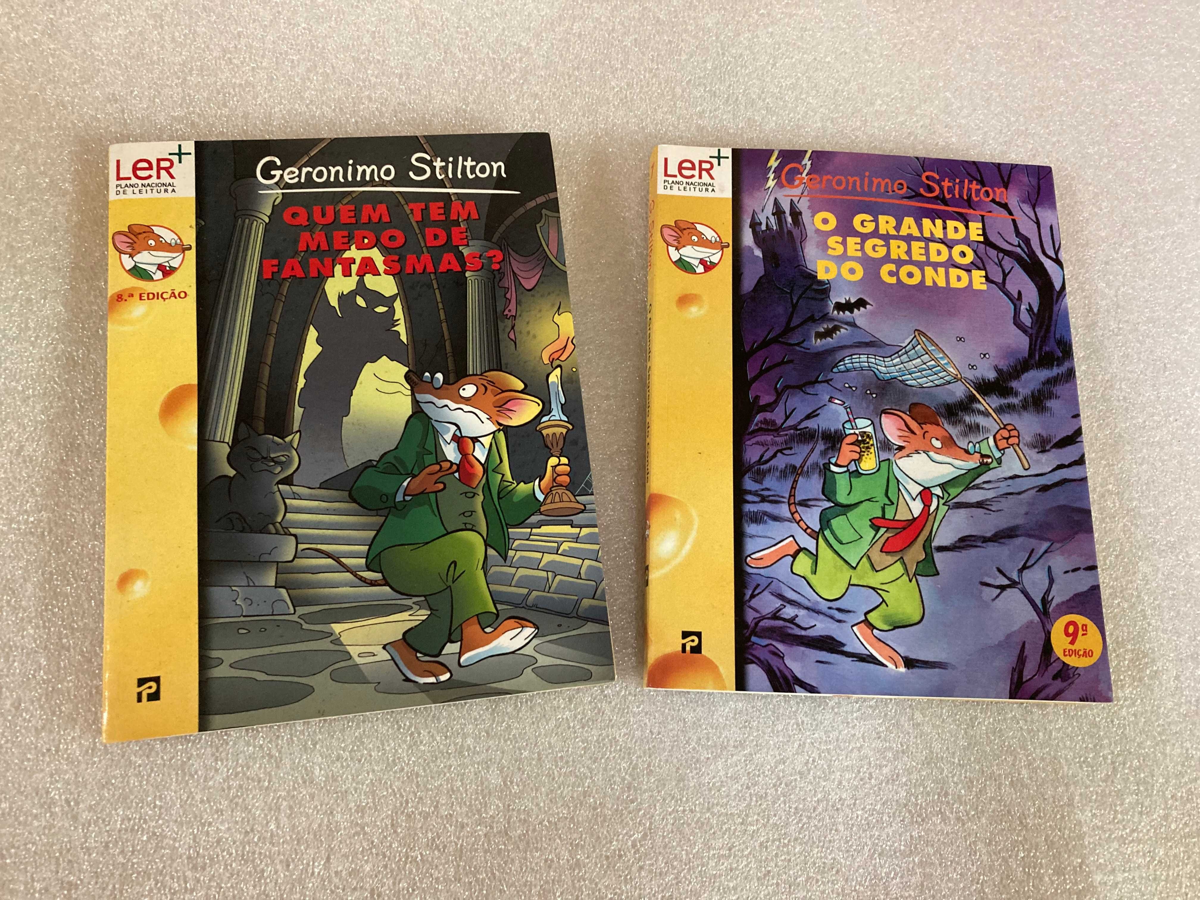 Livros da Colecção Geronimo Stilton Editorial Presença