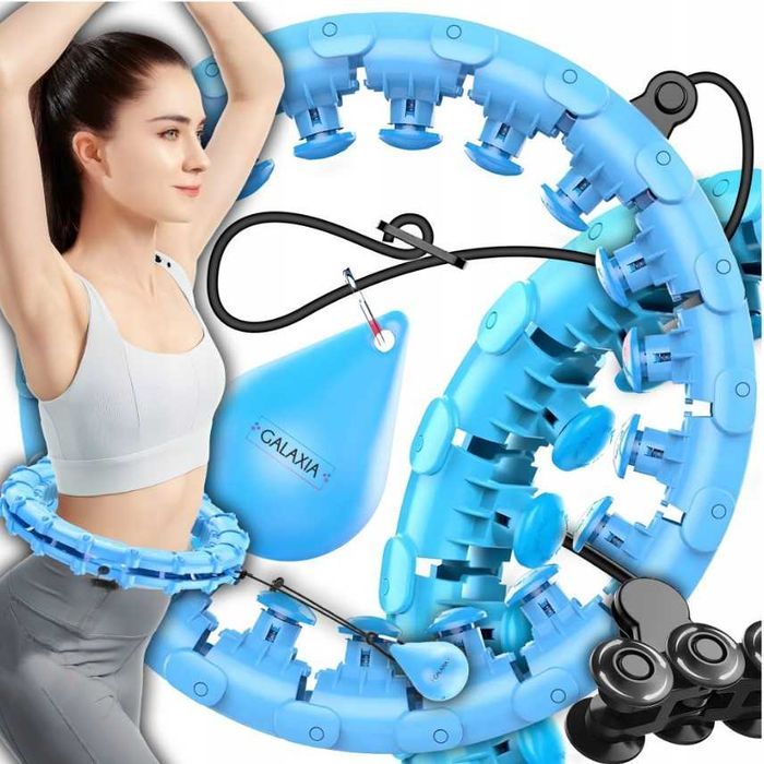 HULA HOP z Obciążeniem Odchudzające Obciążnikiem z Wypustkami HULAHOP