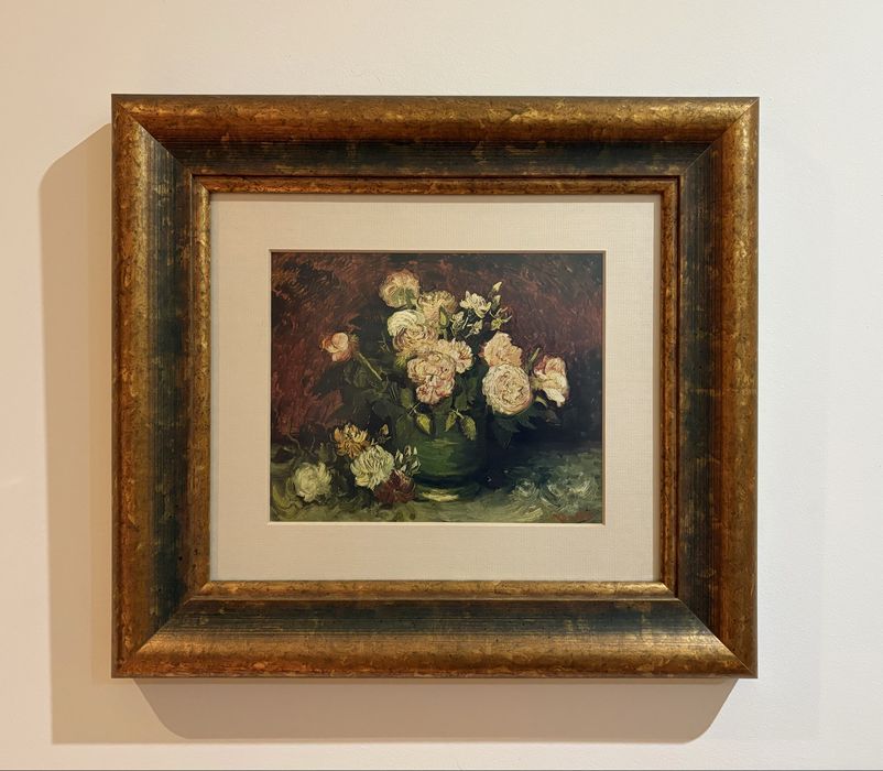 Quadro Vintage com Flores