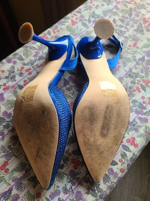 Sandálias azuis 36 Seaside