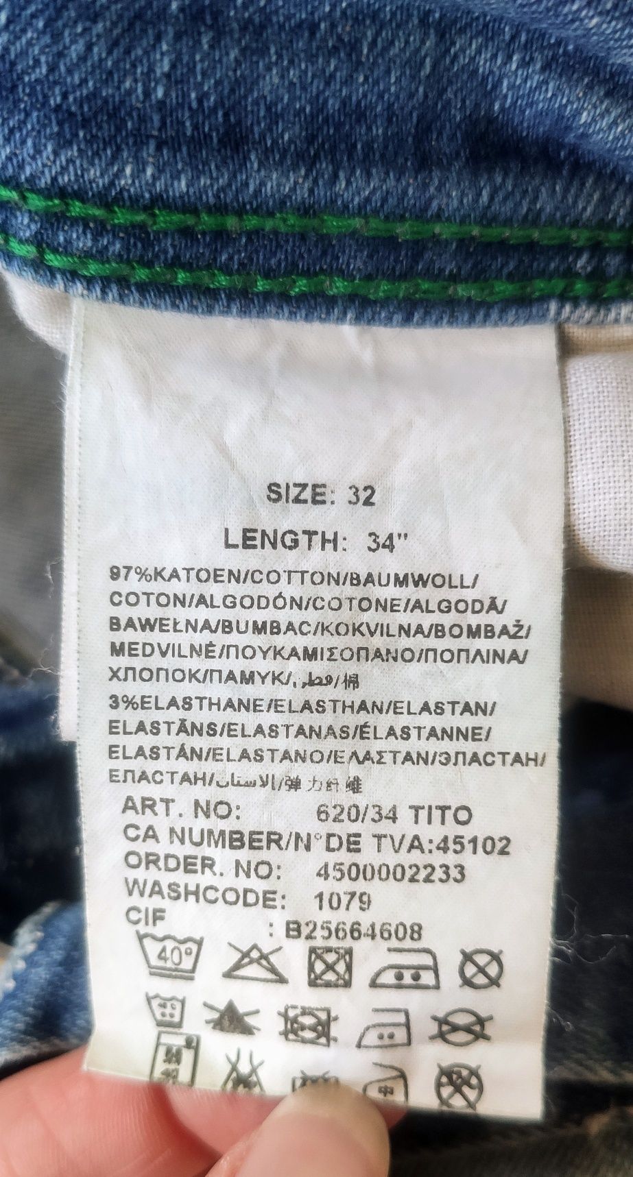 Męskie jeansy Garcia Jeans W32 L34 premium classic denim y2k