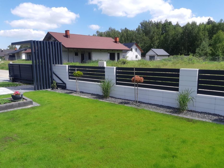 Ogrodzenie Brama Przęsła Furtka Pustak Gładki Łupane Joniec Płot