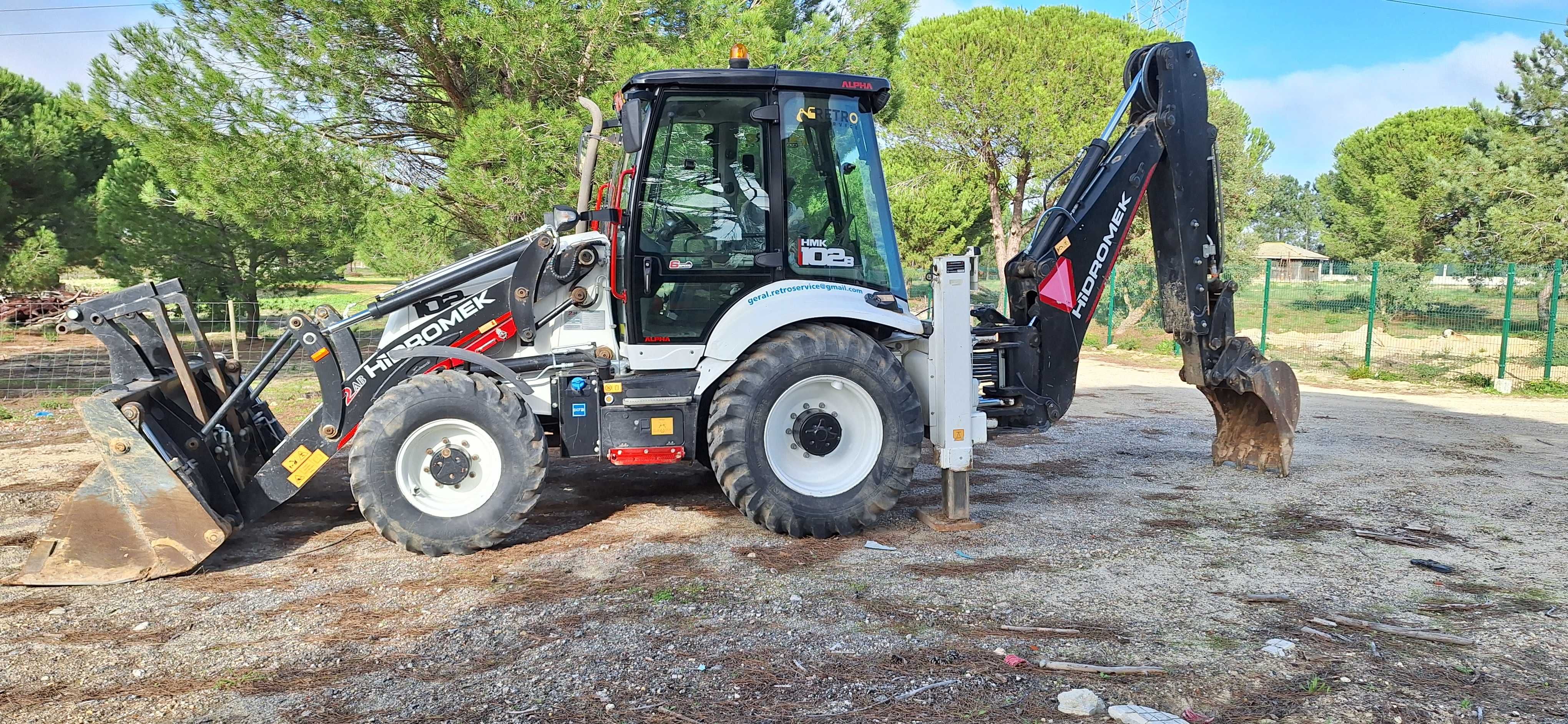 Retroescavadora Hidromek HMK 102B ALPHA , Ano 2019 , 1254 horas