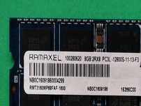 DDR3 8GB RamAxeL 12800 L