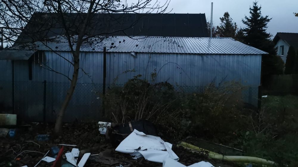 Garaż blaszany 49 metrów