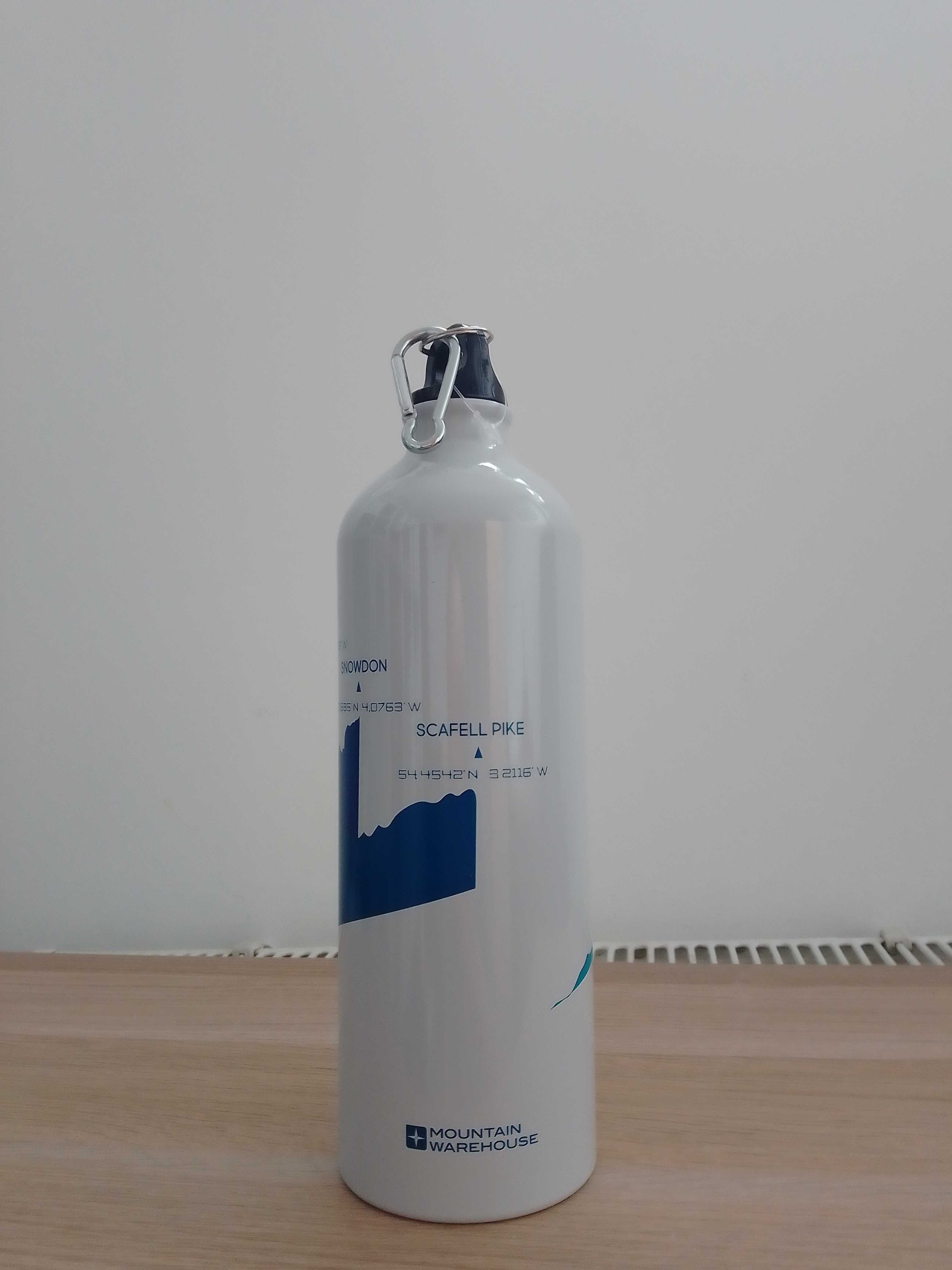 Aluminiowa butelka bidon z karabinkiem 1l Mountain Warehouse (000662)