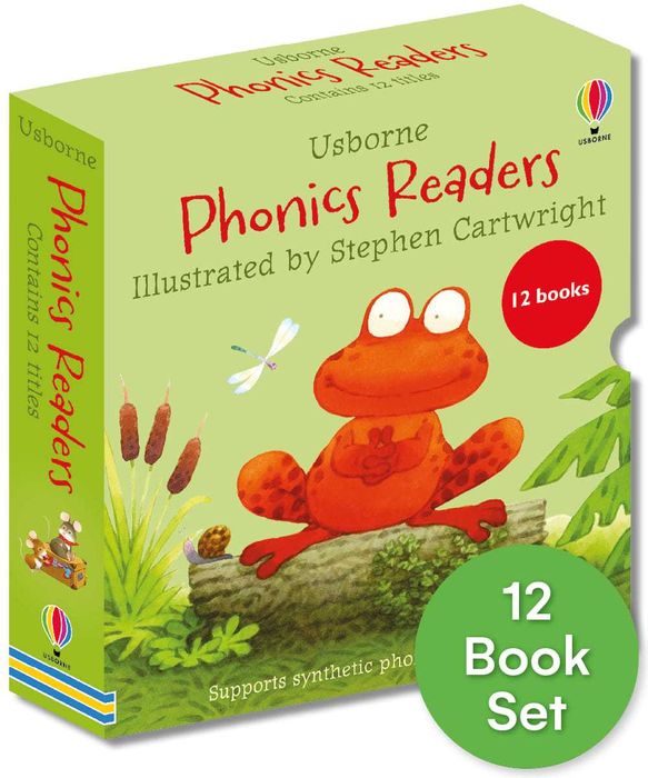 Phonics Readers - zestaw 12 szt. książeczek anglojęzycznych, NOWE