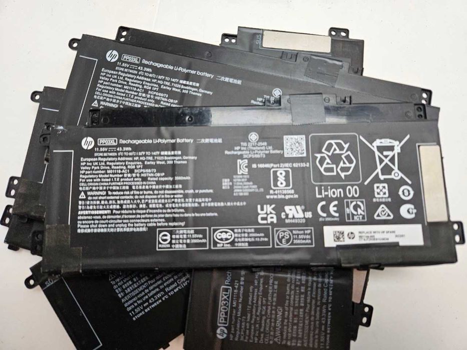 Батарея АКБ HP Pavilion 13-BB 14-DV 14-DK PP03XL 11.55V 43.3Wh