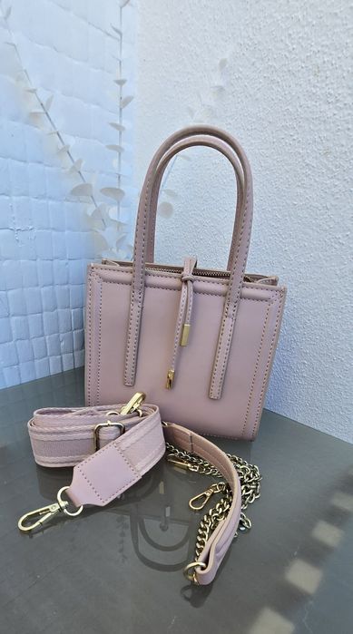 Bolsa rosa c/ 2 alças