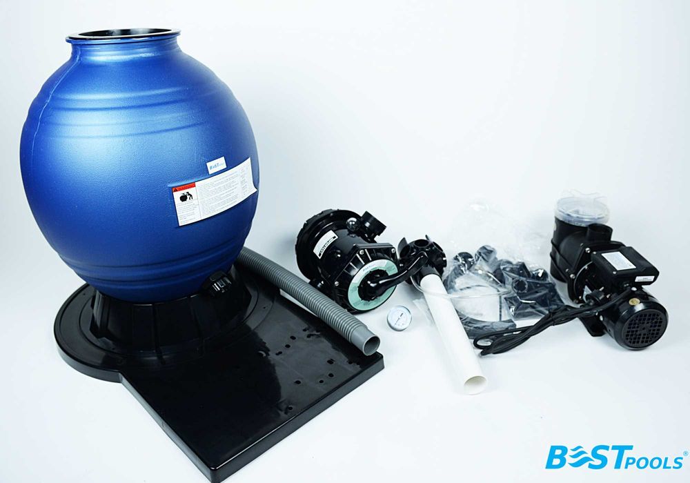 Ogrodowy basen PP marki Bestpools FLORES II 6x3x1.5m z filtracją