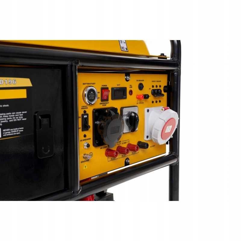 KRAFT&DELE Agregat Prądotwórczy Trójfazowy 15000w 15kw Przenośny KD196