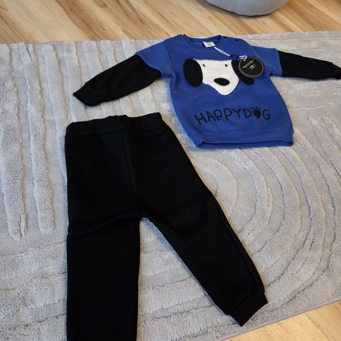 Komplet dresy piesek 86 nowe z metką