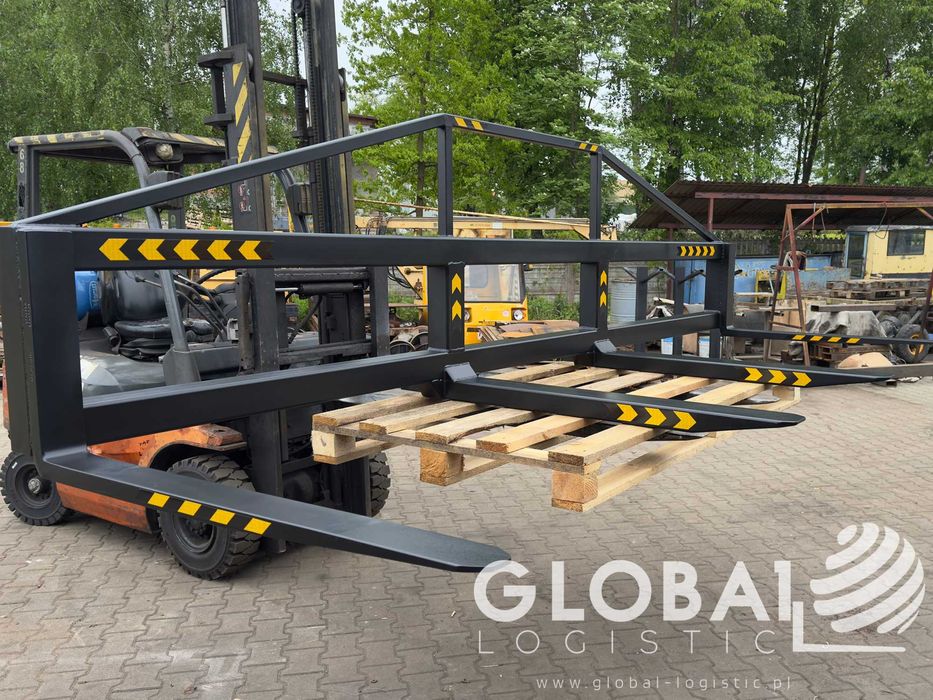 Trawersa na widły | 7000 mm | Do rur, profili, szpul | Linde, Toyota