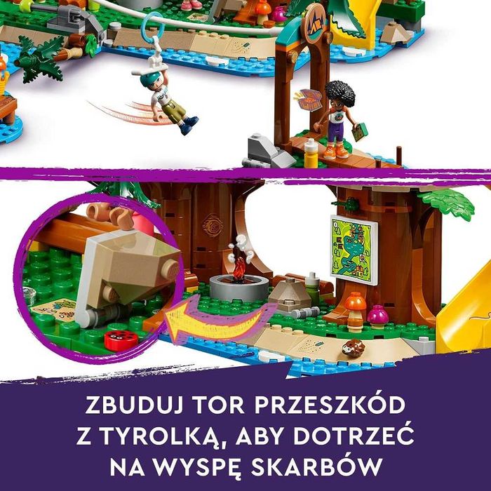 Klocki Lego Friends 42631 Domek na drzewie na obozie kempingowym