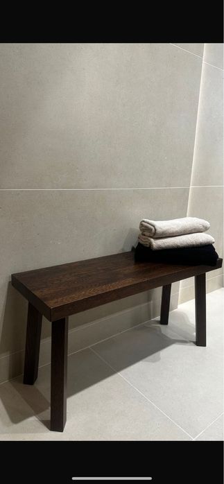 Lawka drewniana konsolka scandi