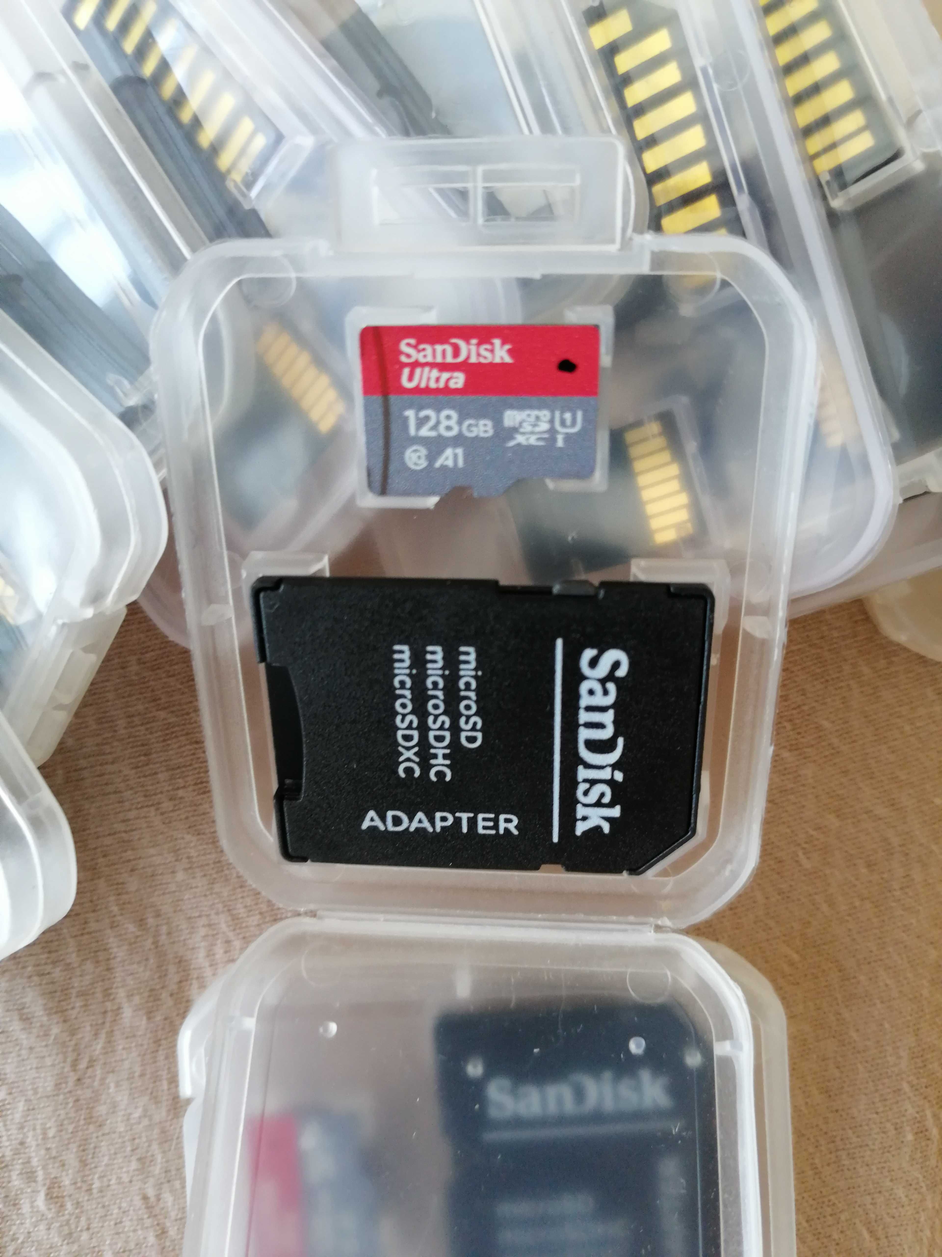 Okazja wyprzedaż- 92 kart SanDisk micro SD i SD - nowe, oryginalne