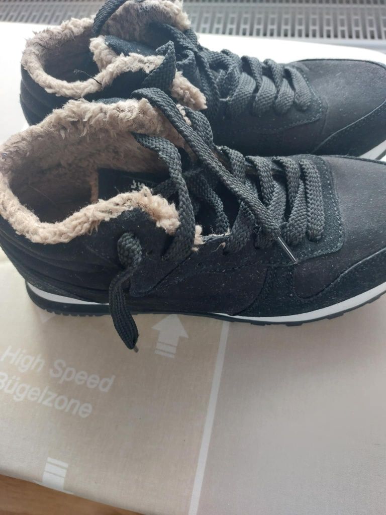 Buty męskie ocieplane, Woolys, czarne, rozmiar 40