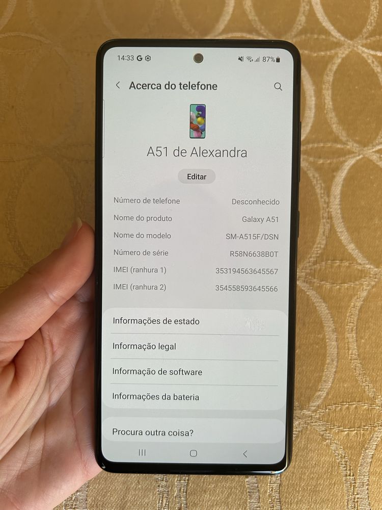 Samsung A51 128gb