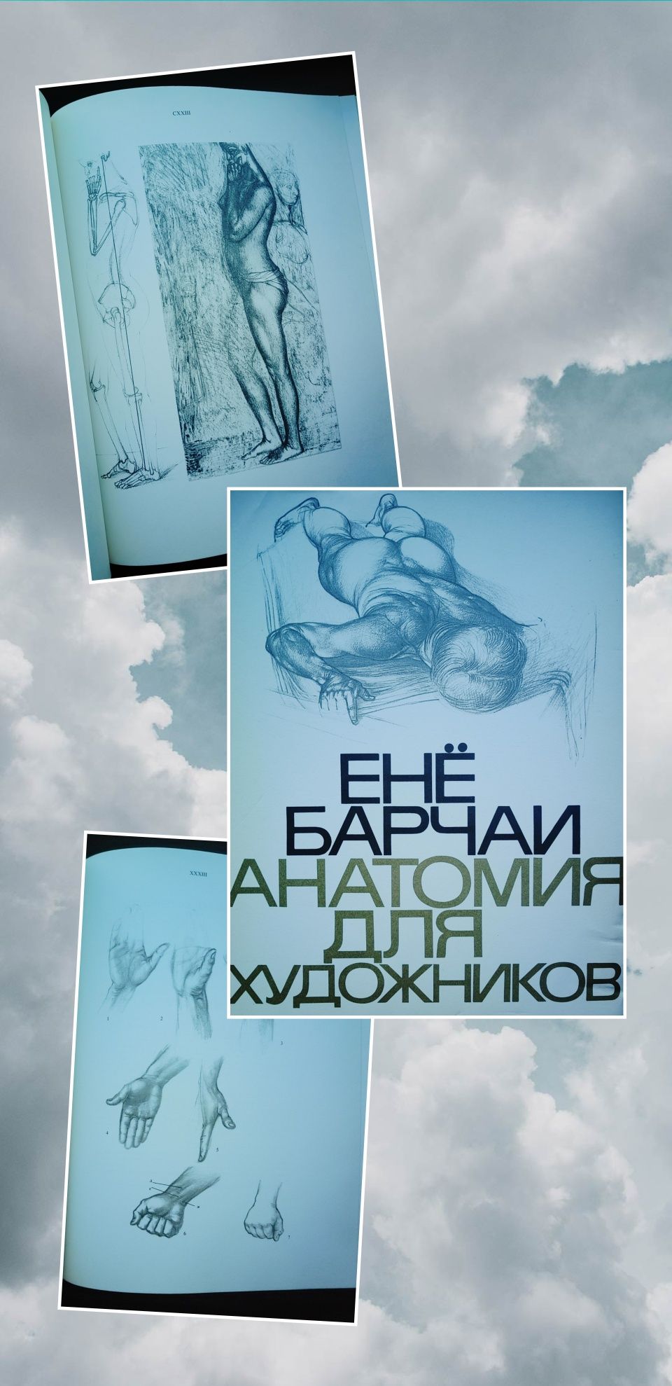 Йене Барчаи. Анатомия для художников. Издательство - Корвина. Будапешт