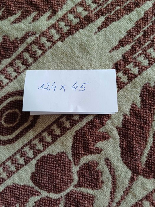 Duży wełniany bieżnik kilim makata