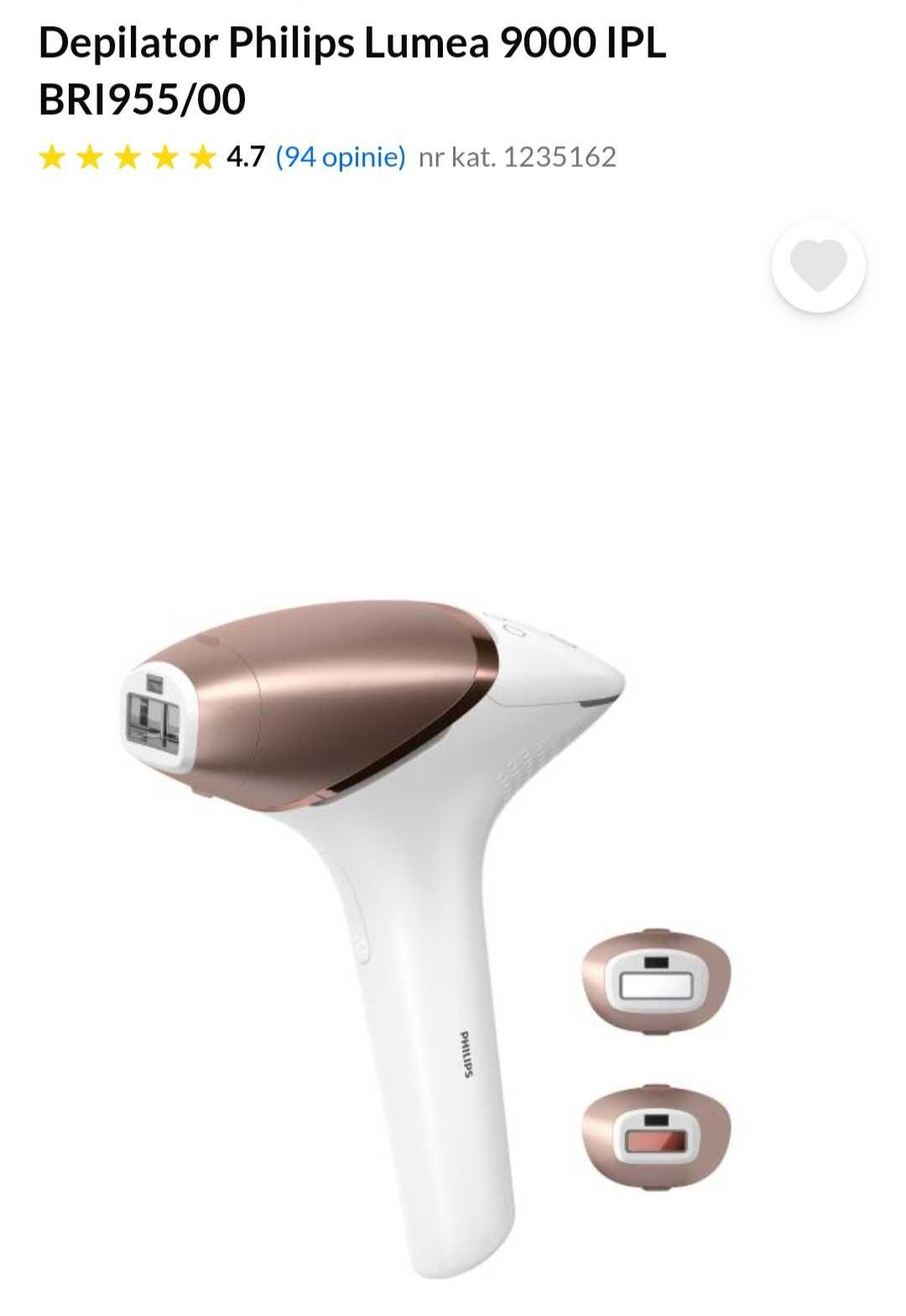 Depilator Philips Lumea 9000 IPL BRI955/00