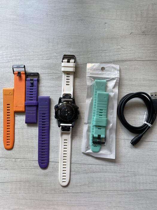Годинник Fenix Garmin 5S sapphire. Плюс 4 ремешка та зарядка