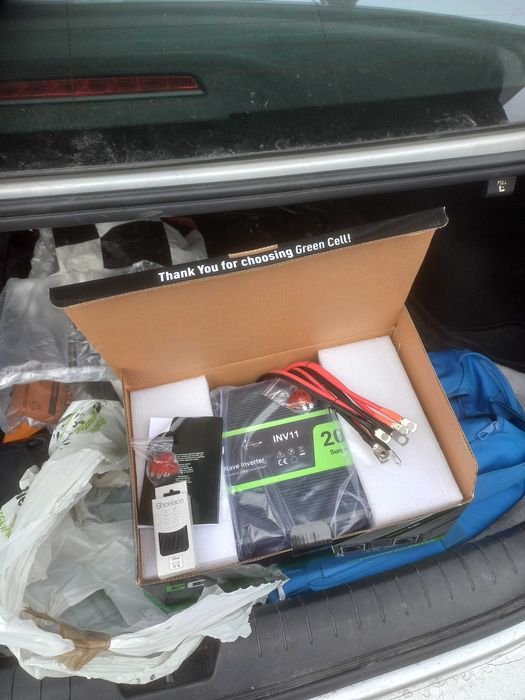 Чистый синус . Инвертор. Green Cell. 2000/4000Вт. 12 v - 230v.Наличие.