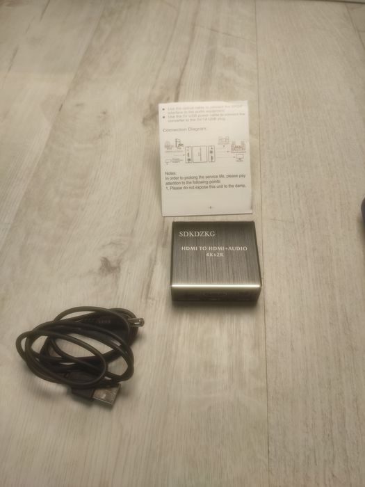 Ekstraktor HDMI do HDMI + Audio 4k 2k SDKDZKG