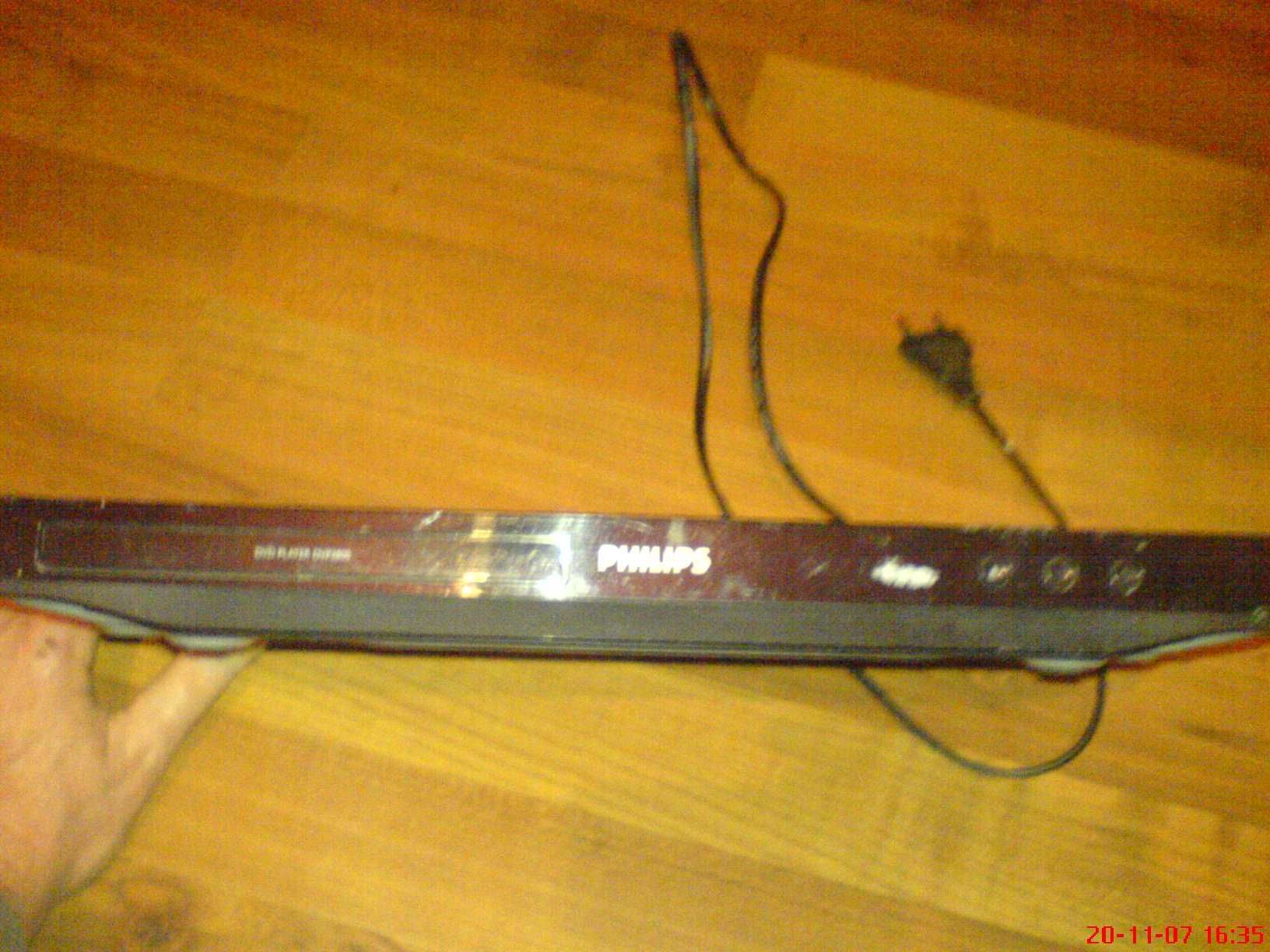 Odtwarzacz DVD Player Philips model DVP 3800 / 58 z przewodem działa