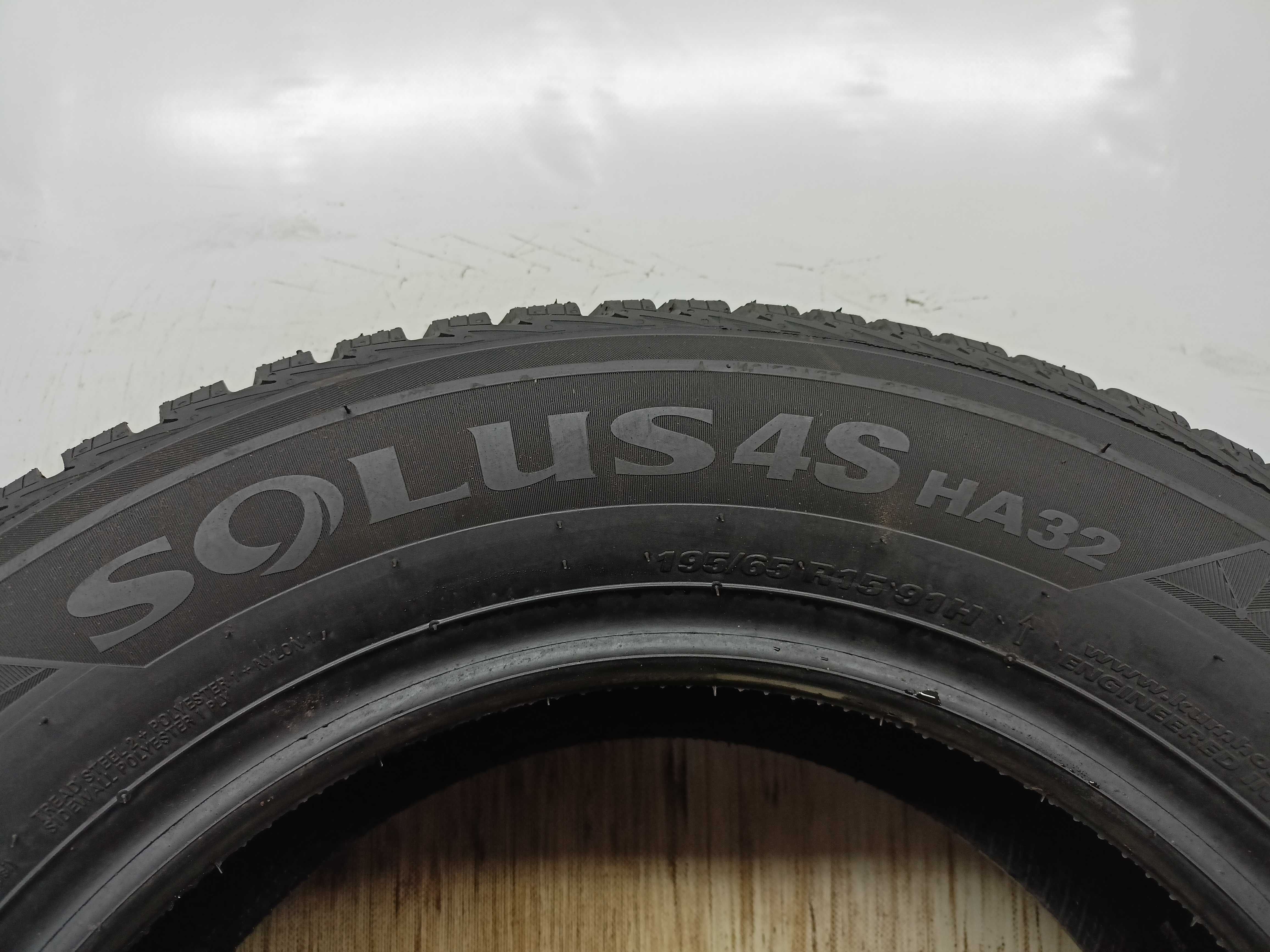 Kumho Solus 4S 195/65/15 2021rok 91H NOWA (2437)