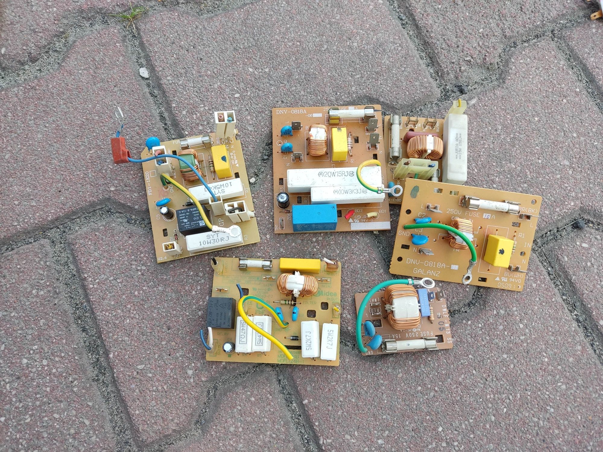 Części z mikrofalówki silnik kondensator wentylator kranrowki żarówka