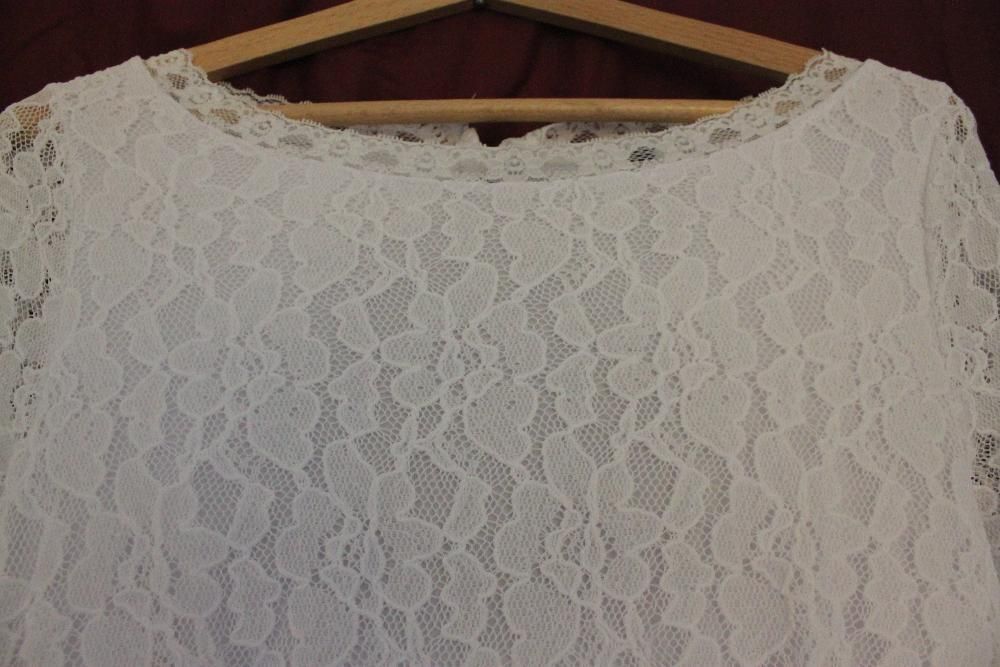 Nowa koronkowa biała suknia ślubna Rainbow 38 sukienka na ślub wesele