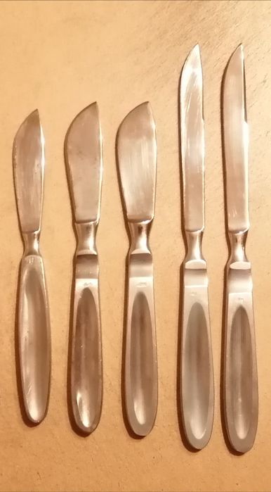 Скальпеля, ножи ампутационные с клеймами советские, СССР